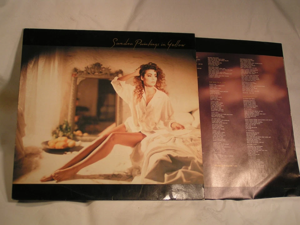 SANDRA   -   PAINTINGS IN YELLOW !! ( LP ) * 1.D-Pressung * NEAR MINT * - Bild 2 von 4