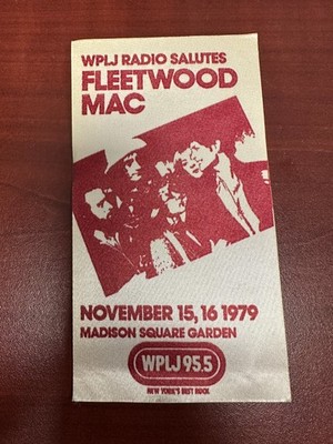 Vintage Fleetwood Mac November 15-16, 1979 Madison Square Garden Concert Sticker