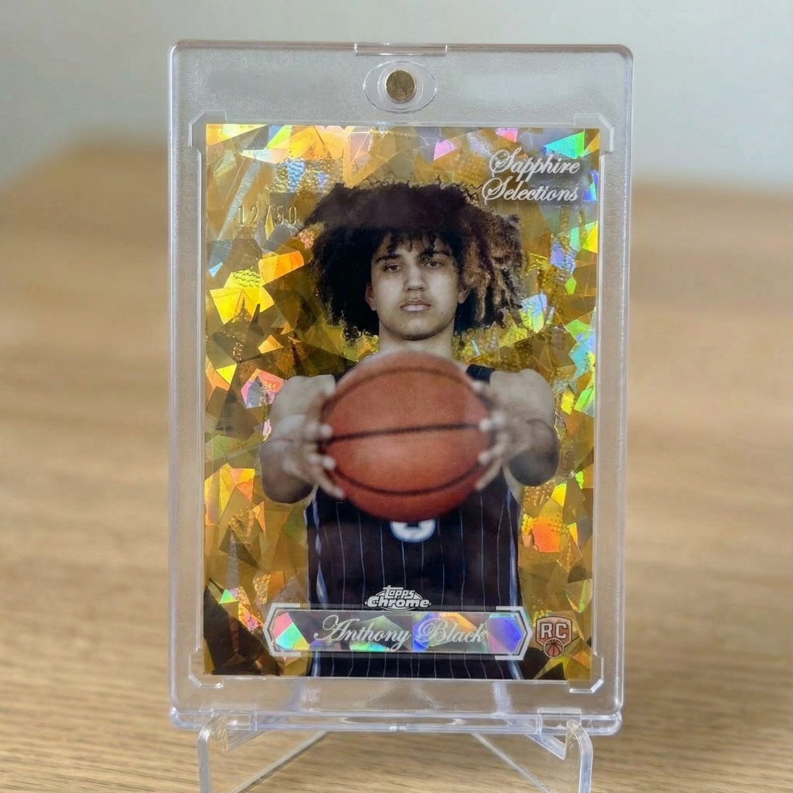 2023-24 Topps Chrome Anthony Black GOLD SAPPHIRE SELECTIONS /50 RC #SS-4 Magic S