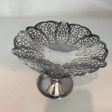 Vintage International Silver Co Silver Plate EPNS Lovelace #1430 Compote Candy