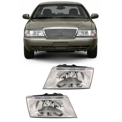 For 2003-2005 Mercury Grand Marquis Headlight Driver & Passenger Pair