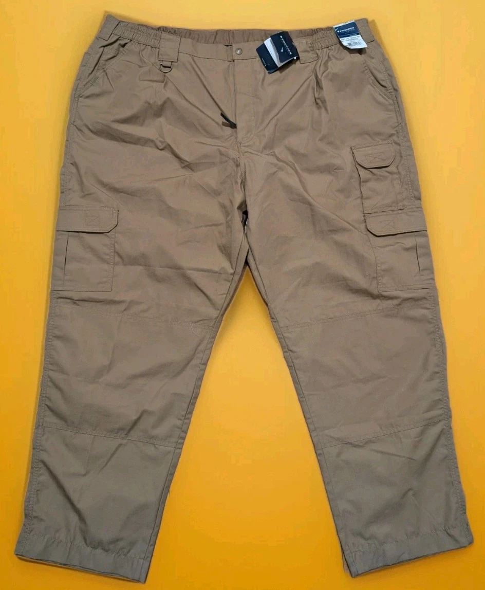 Propper Men’s Lightweight Tactical Pants Ripstop Water-Resistant 54W x 37L Brown