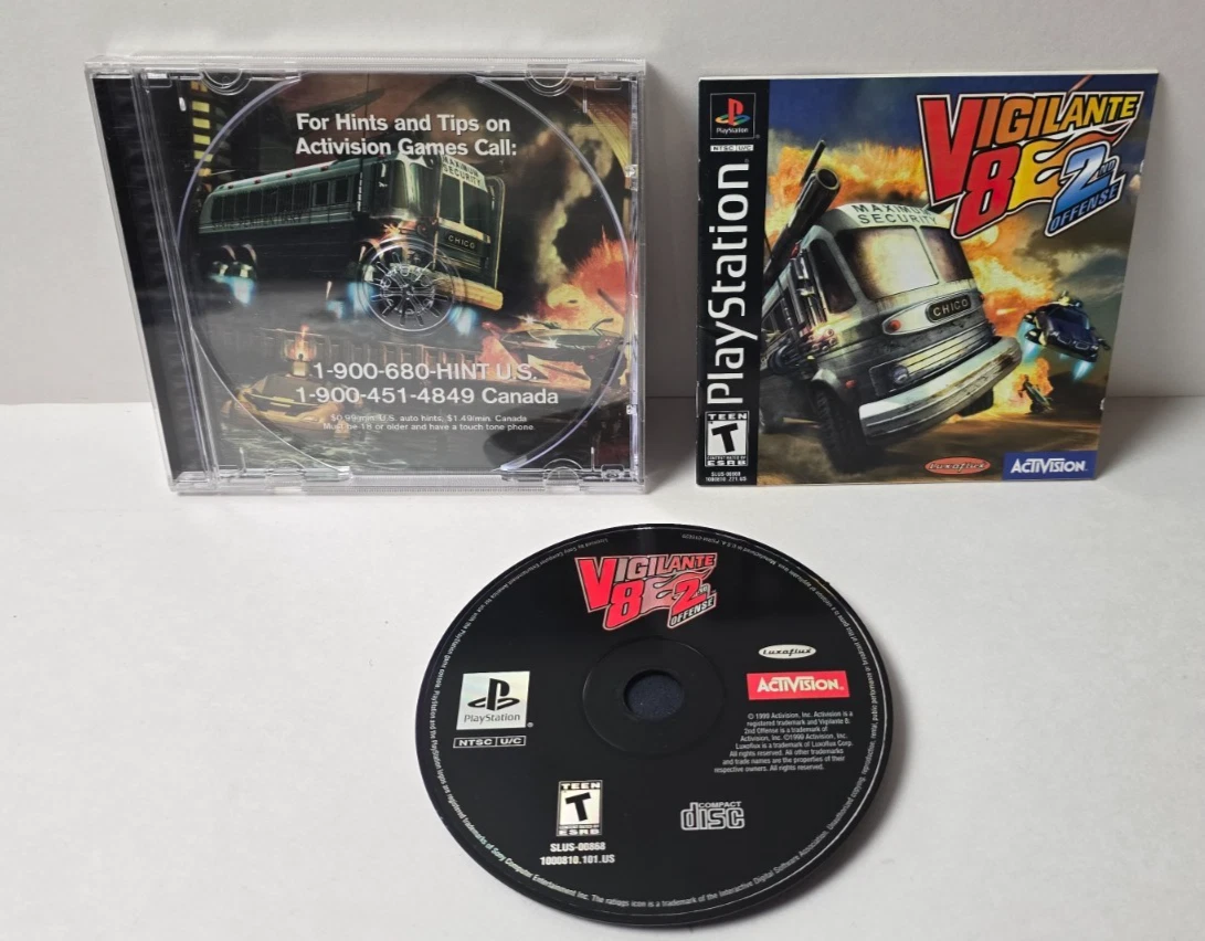 Sony PlayStation 1 Vigilante 8: 2nd Offense Video Games for sale