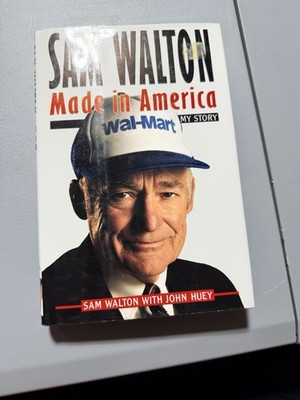 Sam Walton 1st Printing HC/DJ 1992 Walmart memoir Made In America My Story LkNew