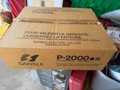 Sansui P-2000  Turntable Automatic with Original Box - Excellent