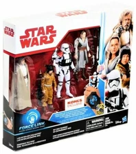 LAST JEDI 4 PACK figures kohls exclusive star wars luke rey stormtrooper NEW