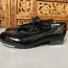 Dance Now Youth tap shoes size 1 Patent Leather