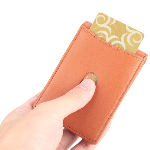 Cartera plegable minimalista de cuero PU para hombre con bloqueo delgada billetera para hombre San Valentín - Imagen 2 de 3