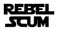 Star Wars Rebel Scum Decal 1 3"x6.5" Choose Color