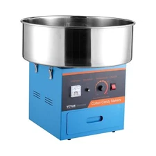 1000W Electric Cotton Candy Machine with Stainless Steel Bowl Sugar Scoop