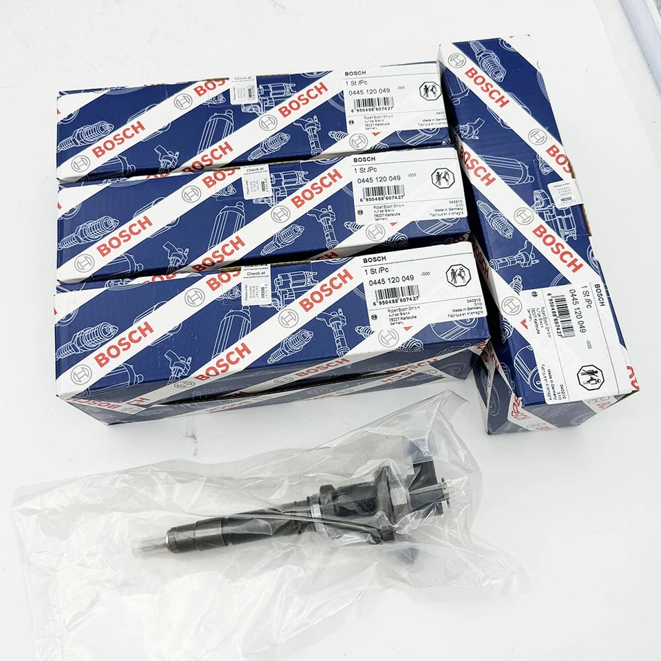 4x Inyector de combustible diésel 0445120049 compatible con motor ME223750 Mitsubishi 4M50 4,9 L Foto 2 de 4