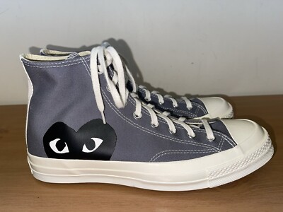 NEW Converse Chuck 70 (Comme des Garçons) High Steel Gray NEW Converse Chuck 70 (Comme des Garçons) High Steel Gray