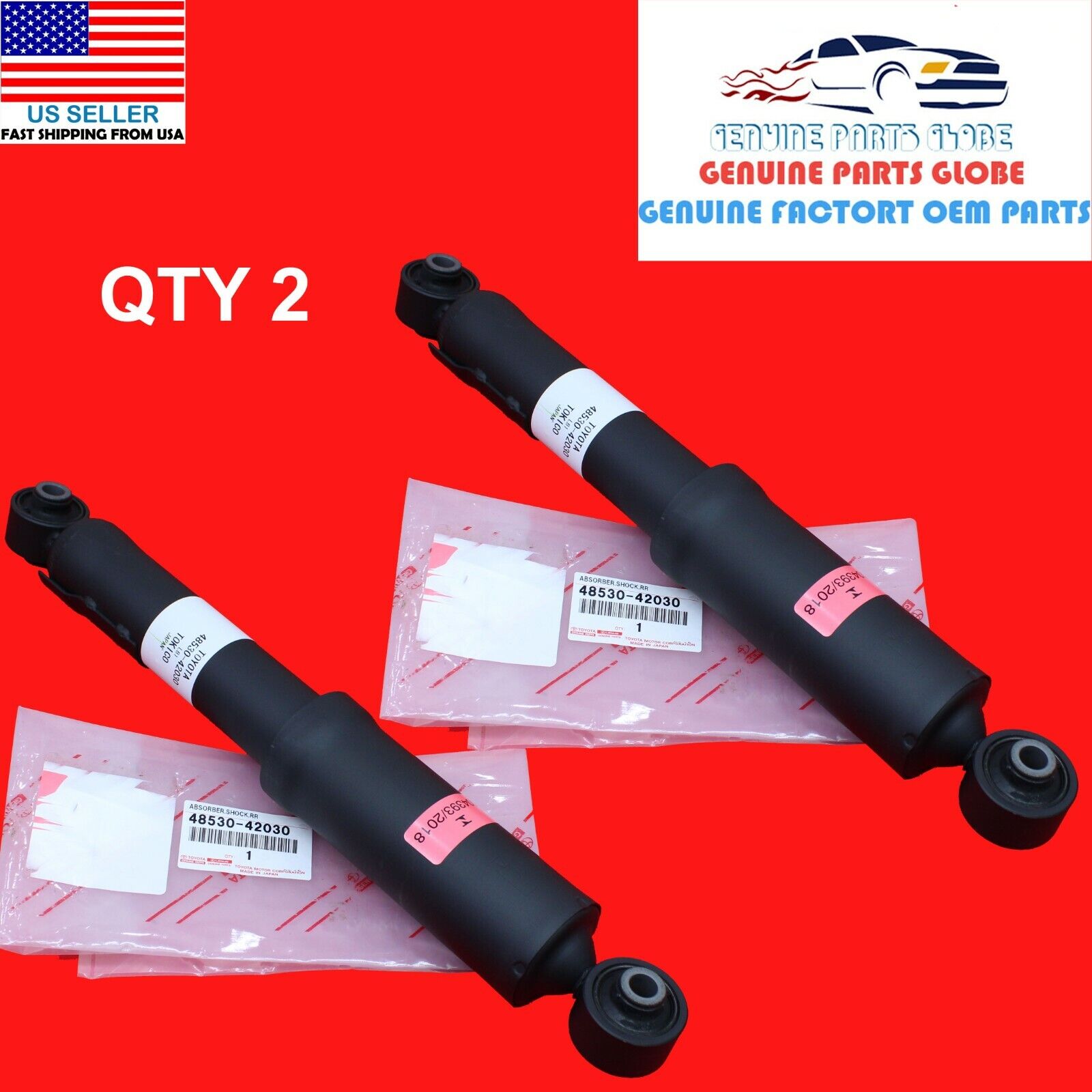 4853142480 Genuine Toyota ABSORBER SHOCK RR 48531-42480