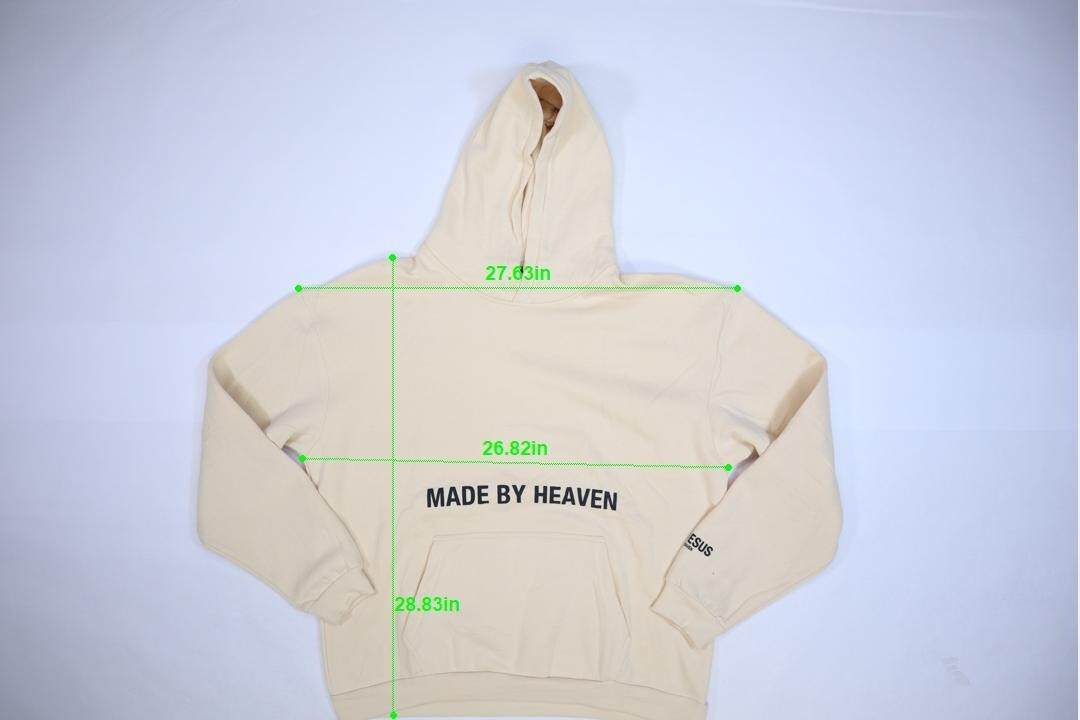 Felpa Con Cappuccio Stampata Jesus Loves You, Felpa Con Cappuccio - Foto 9