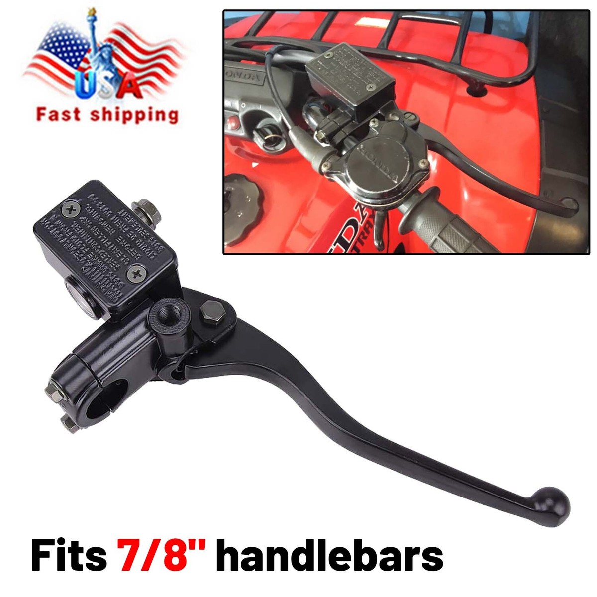 For 1985-2000 Honda FourTrax TRX 125 200 250 300 350 Front Brake