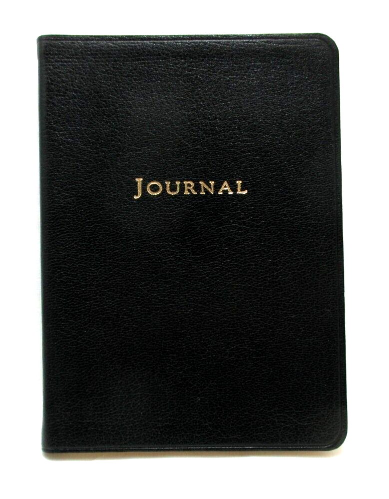Leather Journal Notebook 7 Inch Soft Cover 224 Lined Pages Black Swoozies 70 Dollar-image