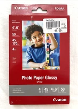 Canon PIXMA Photo Paper 4" x 6 Glossy 50 sheets GP-502