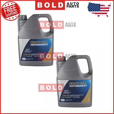 10L Pack PENTO HIGH PERFORMANCE II 5w40 Synthetic Engine Motor Oil for Mercedes