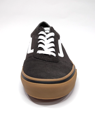 Vans Ward Coffee Brown Suede/Canvas Boy display picture 1
