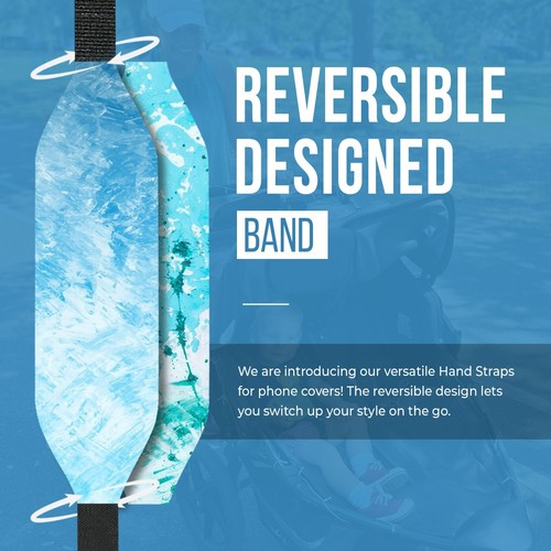 Universal Phone Grip Straps for Secure Handling | Reversible - 第 16/54 張圖片