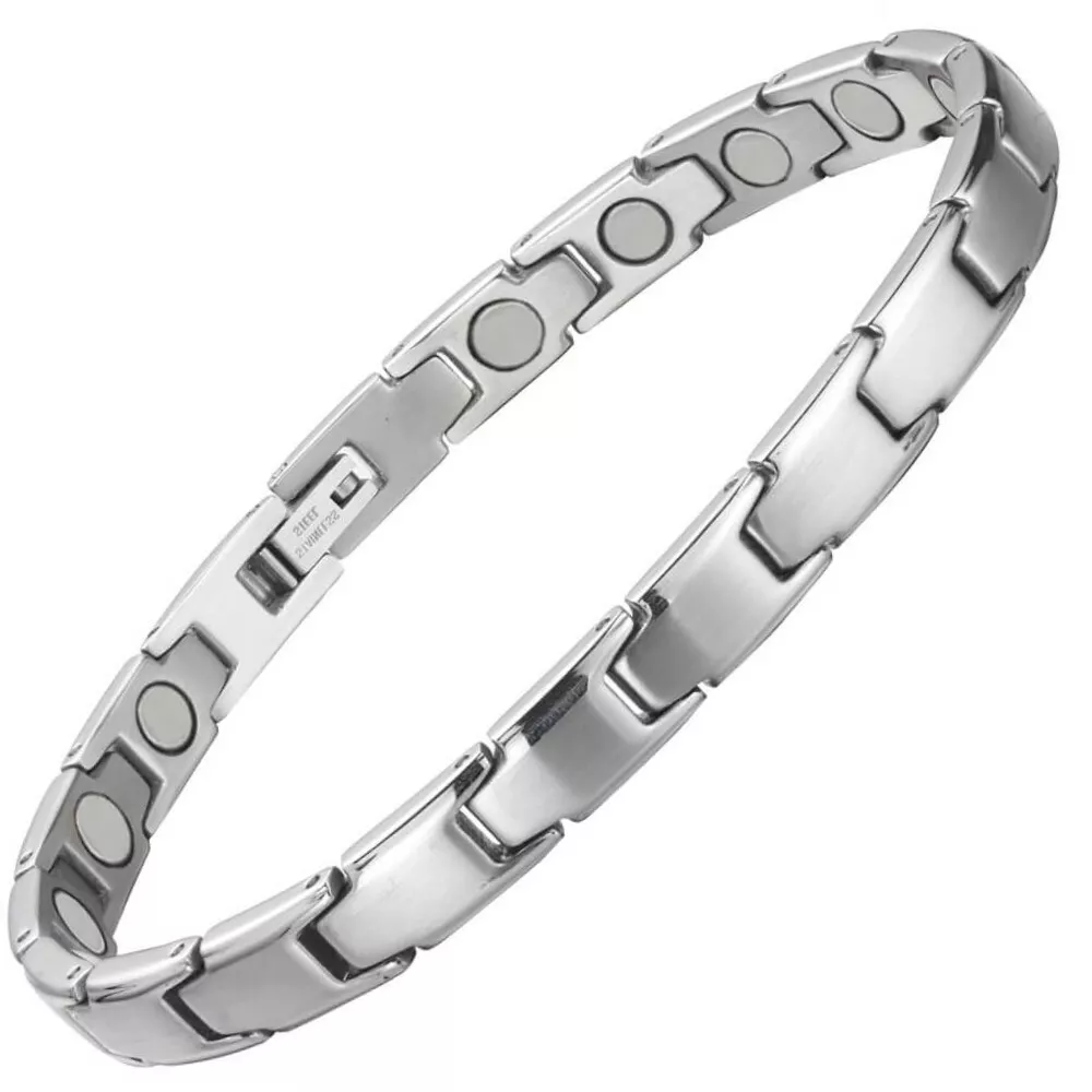 Trinity Silver Magnetic Bracelets For Women Arthritis Pain Relief Wristband