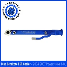 Sinister Diesel Blue Cerakote EGR Cooler for 2004-2007 Ford Powerstroke 6.0L
