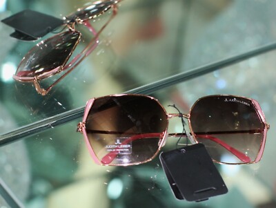 judith leiber MAUVE PINK ROSE BLUSH mod art Sunglasses NEW 