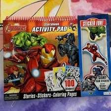 Marvel Avengers Storybook Activity Pad Heroes Sticker Fun