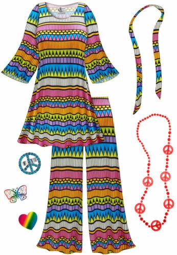 Hippie Hippie многоцветные костюмы