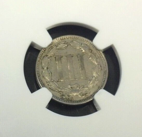 1865 3CN NGC AU55 REDUCED 6/18/25 (2157) - Image 4 of 4