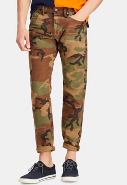 Polo Ralph Lauren Jeans Hampton Relaxed Straight Stretch 38 X 30 Camo for sale online | eBay