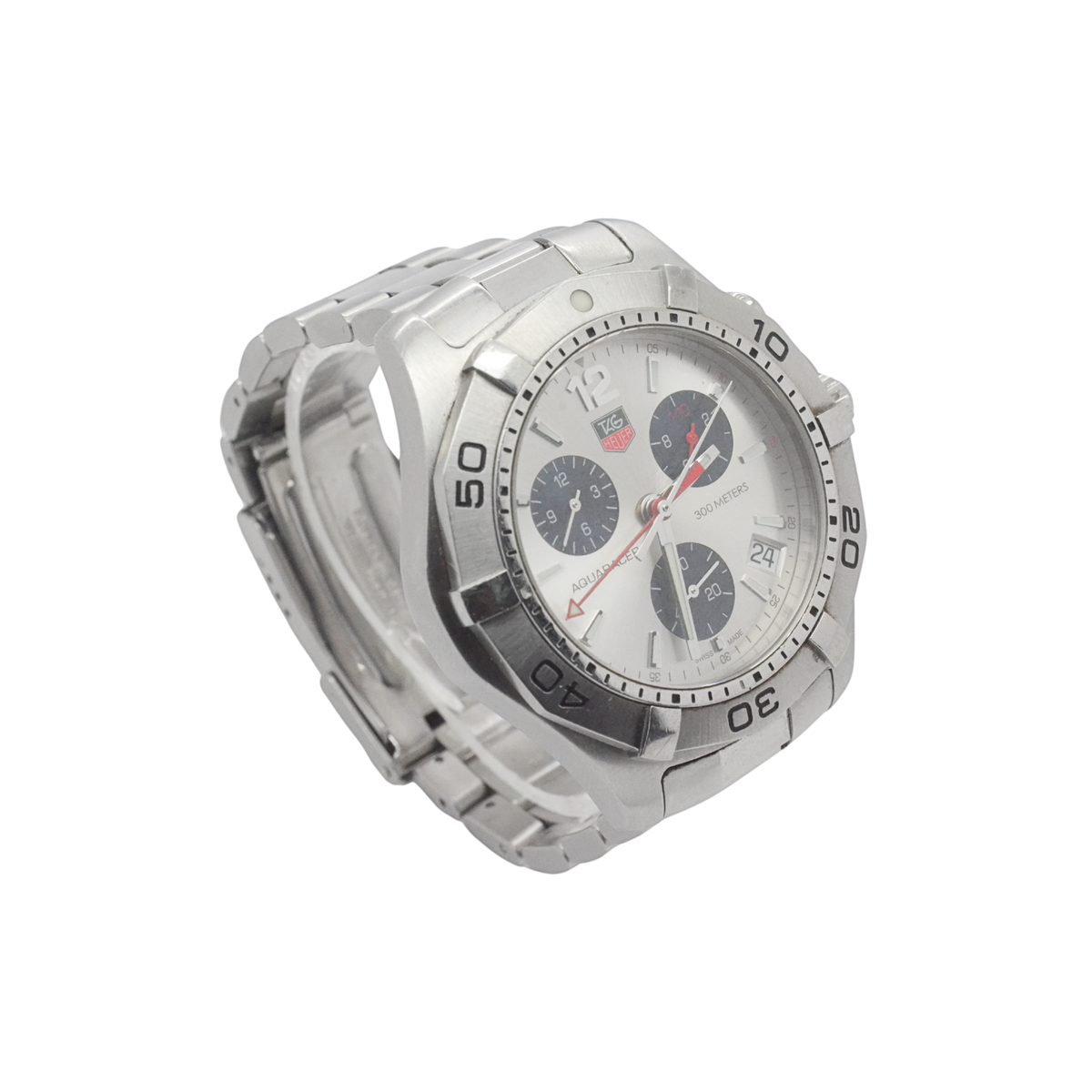 TAG Heuer Aquaracer シルバー 時計 TAG Heuer Aquaracer 300M Quartz Silver Dial 39mm – LOFT