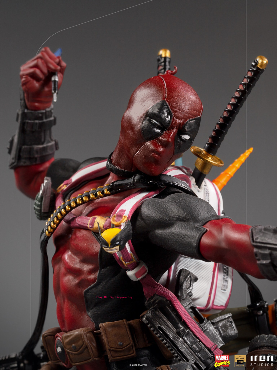 Iron Studios X-MEN DEADPOOL Deluxe 1:10 Art Scale BDS Statue Model