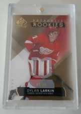2015-16 sp game used authentic rookies gold spectrum Dylan Larkin 60/99
