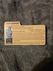 VINTAGE GI JOE HOODED COBRA COMMANDER FILE CARD (MAIL AWAY BLANK BACK) WOW! 🔥 2