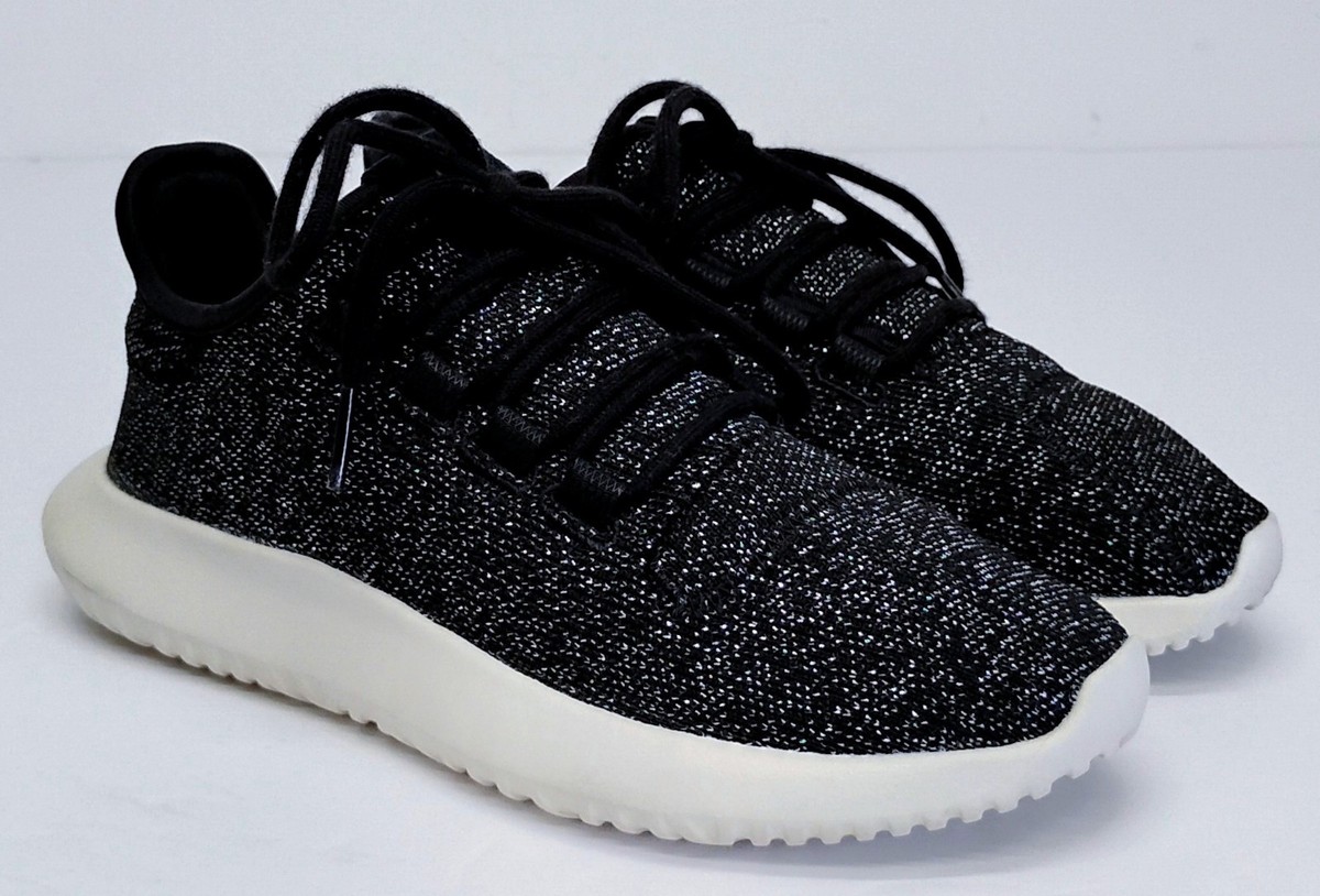 Adidas Tubular Shadow Black Sparkly Adidas Adidas Originals Tubular Shadow  Knit Unisex Shoes Black-White BY2225 Ortholite