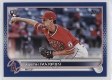 2022 Topps Series 2 Retail Royal Blue Austin Warren #495 13vm