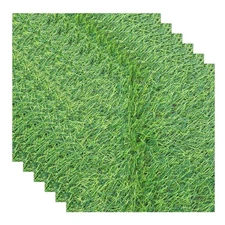 Artificial Grass Turf Mat, 12x12x0.12 Inch Fake Grass Rug Carpet, 6Pcs