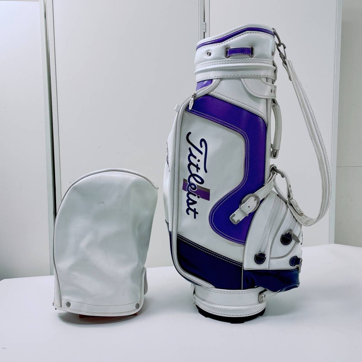 Titleist 8-inch Retro Classic white cart bag golf caddy bag rare