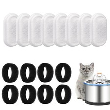 16 Pack Cat Water Fountain Filters Automatic Pet Fountain Filter Replacement