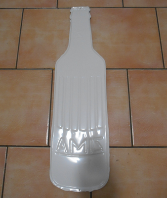 Vintage Zima Beverage Metal Tin Bottle Advertising 29 5/8