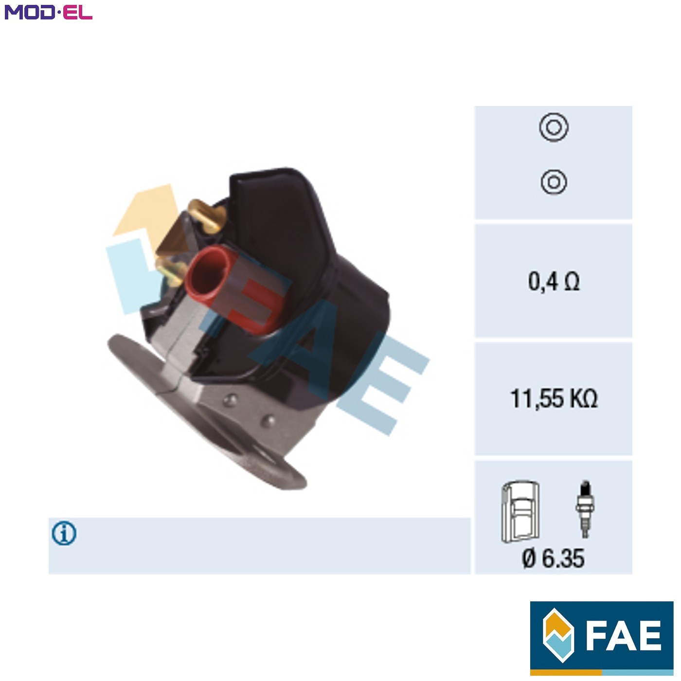 IGNITION COIL 80414 FOR MERCEDES-BENZ 124/T-Model/Break 190 SL E-CLASS 1.8L 4cyl