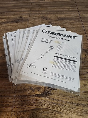 #ad Troy Bilt Electric Start Capable 4 Cycle Trimmer Tb6044 Xp Manual $13.00