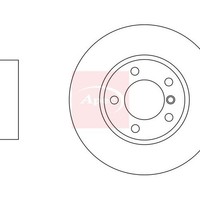 Bmw Z4 Roadster E89 2009-2016 Bremsscheibe Vorne (Einzeln) DSK2459