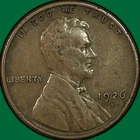 1926-S Lincoln Wheat Cent Extremely Fine XF Coin, Minor Corrosion #40078