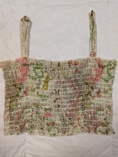 Vintage Tube Top Strawberries, Tigers And Floral Print Sz Sm 1970s/1980s