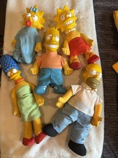   The Simpsons Vintage 1990 Plush Dolls Complete Set of 5 Matt Growening