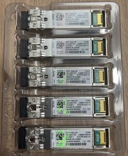 NEW Lot Of 5 New Cisco SFP-10G-LR SFP 10GBAS-LR Transceiver Module In Clamshell