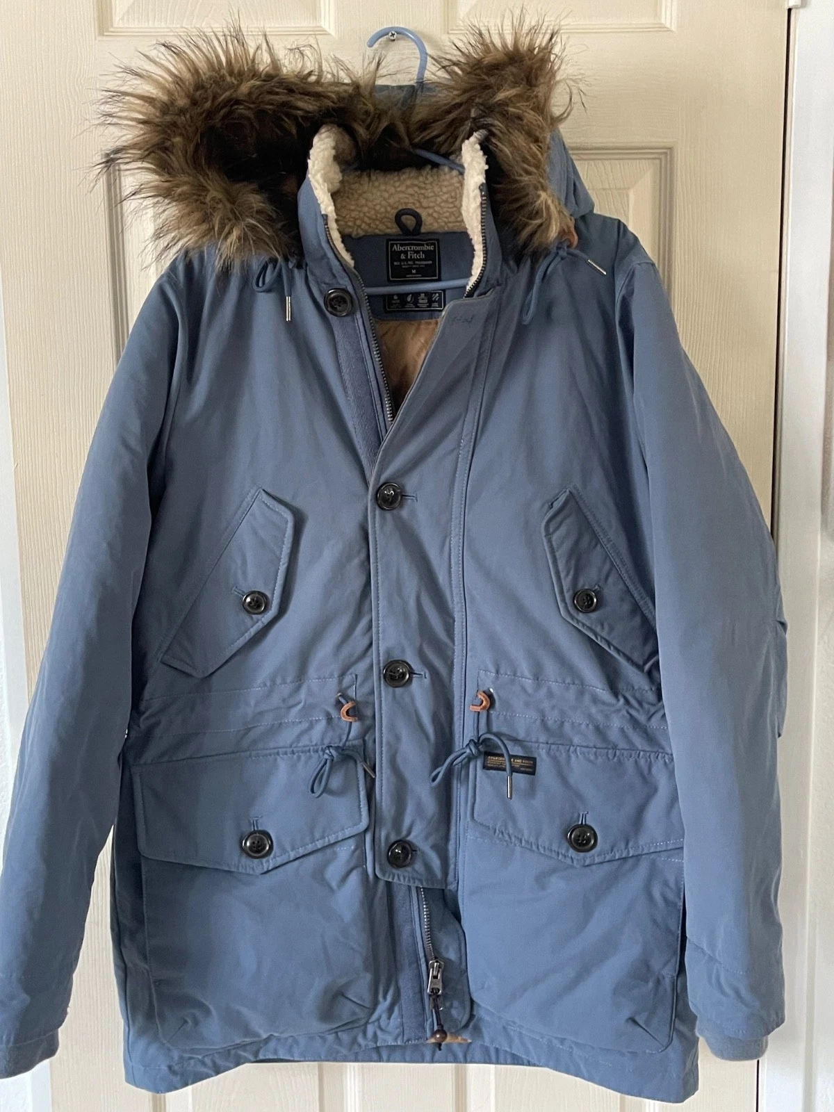 Abercombie Fitch Ultra Puffer Down Parka Mens M
