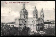 Ansichtskarte Lisboa, Egreja da Estrella 1904...